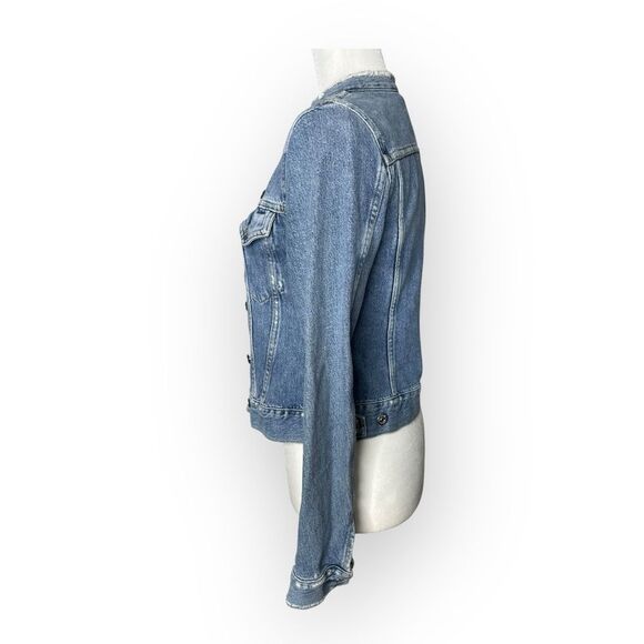 ACNE Studios Denim Top Jacket in Indigo Fray Size 32 / 00 US - Picture 6 of 13